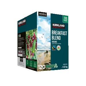 Organic Breakfast Blend Fair Trade Coffee K-Cup Pods